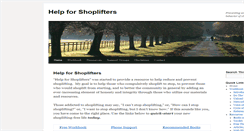 Desktop Screenshot of helpforshoplifters.com